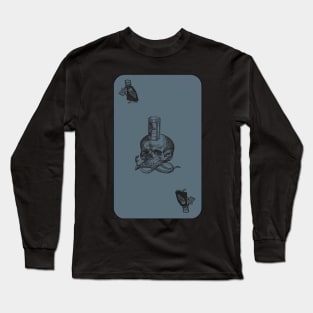 Memento Mori Poker Card Long Sleeve T-Shirt